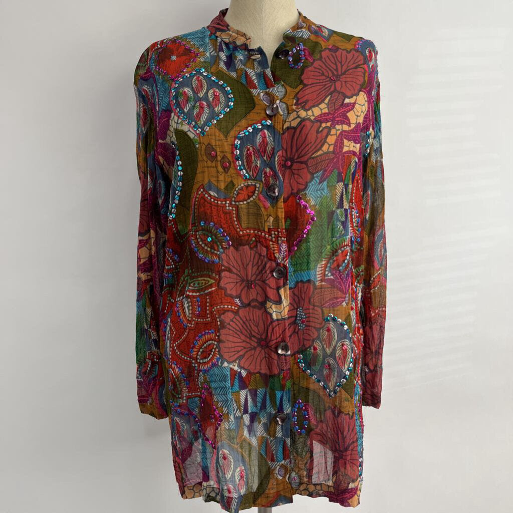 Units L/s Floral Shirt