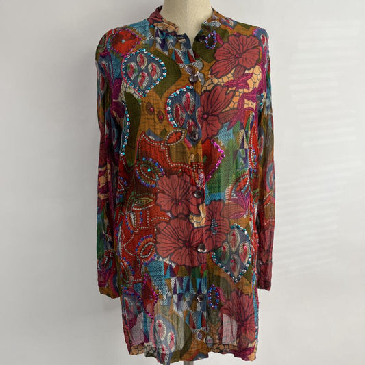 Units L/s Floral Shirt