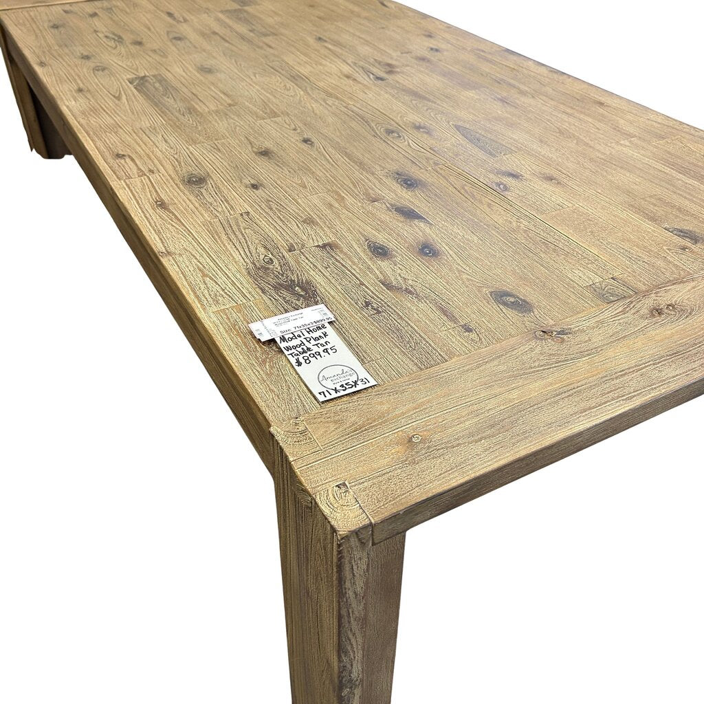 Wood Plank Table