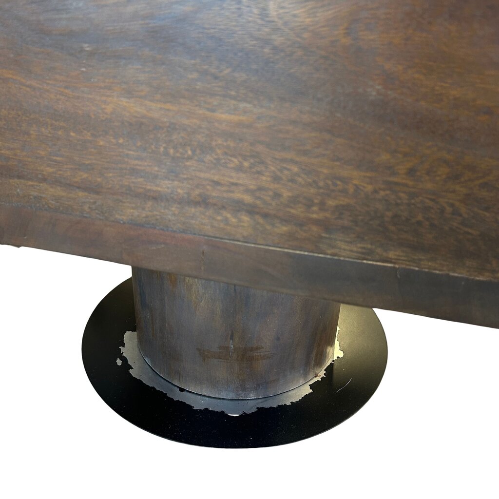 Modern Wood Pedestal Chair