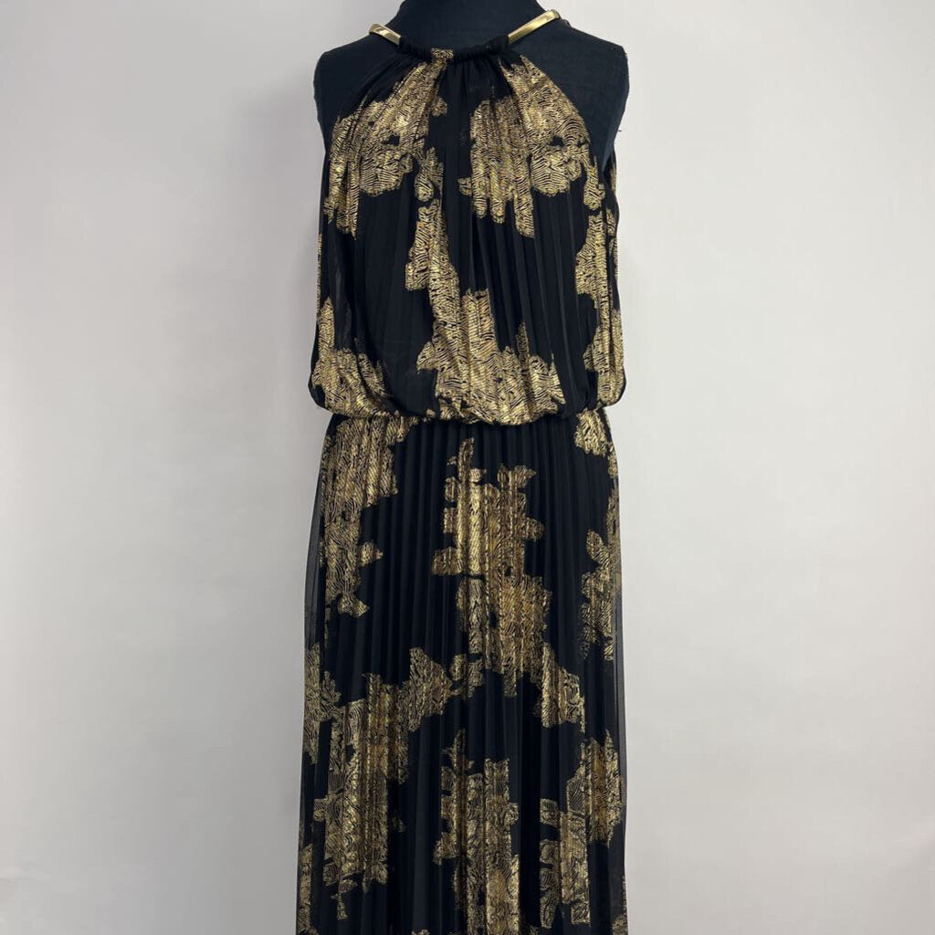 MSK Slvls Metallic Floral Dress