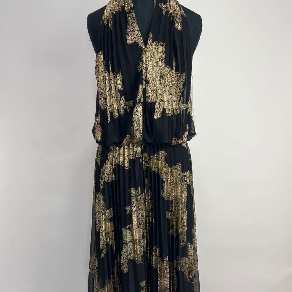 MSK Slvls Metallic Floral Dress