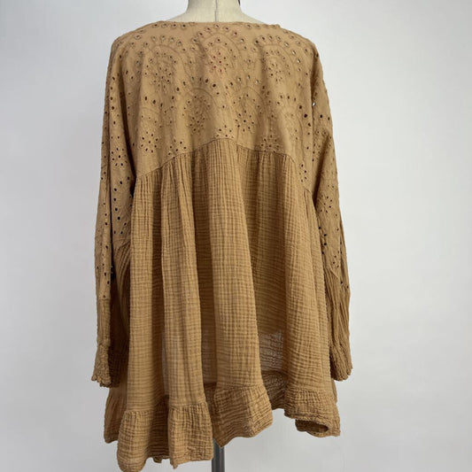 Scandal Italy L/s Eyelet Shirt