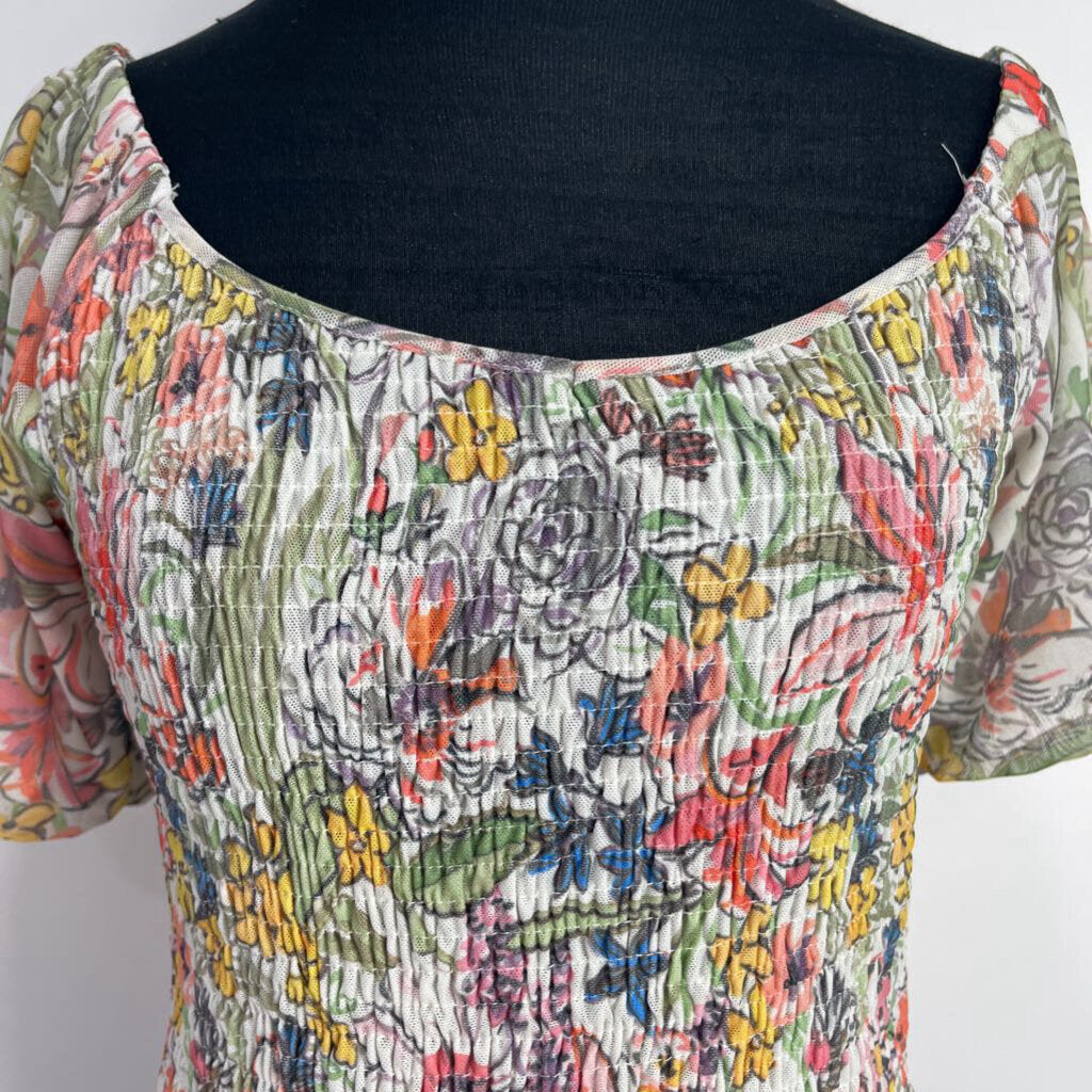 Anthropologie S/s Floral Shirt
