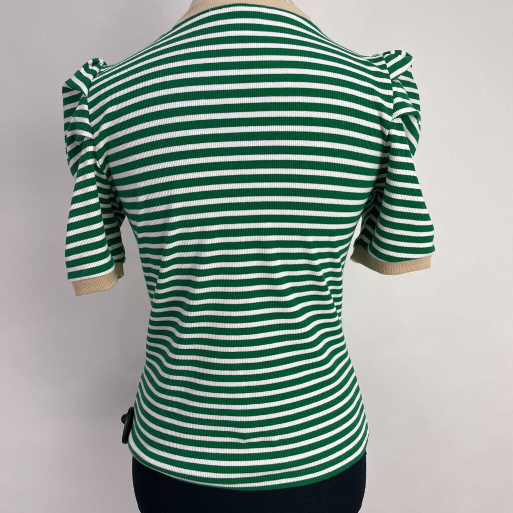 Maeve S/s Stripe Shirt