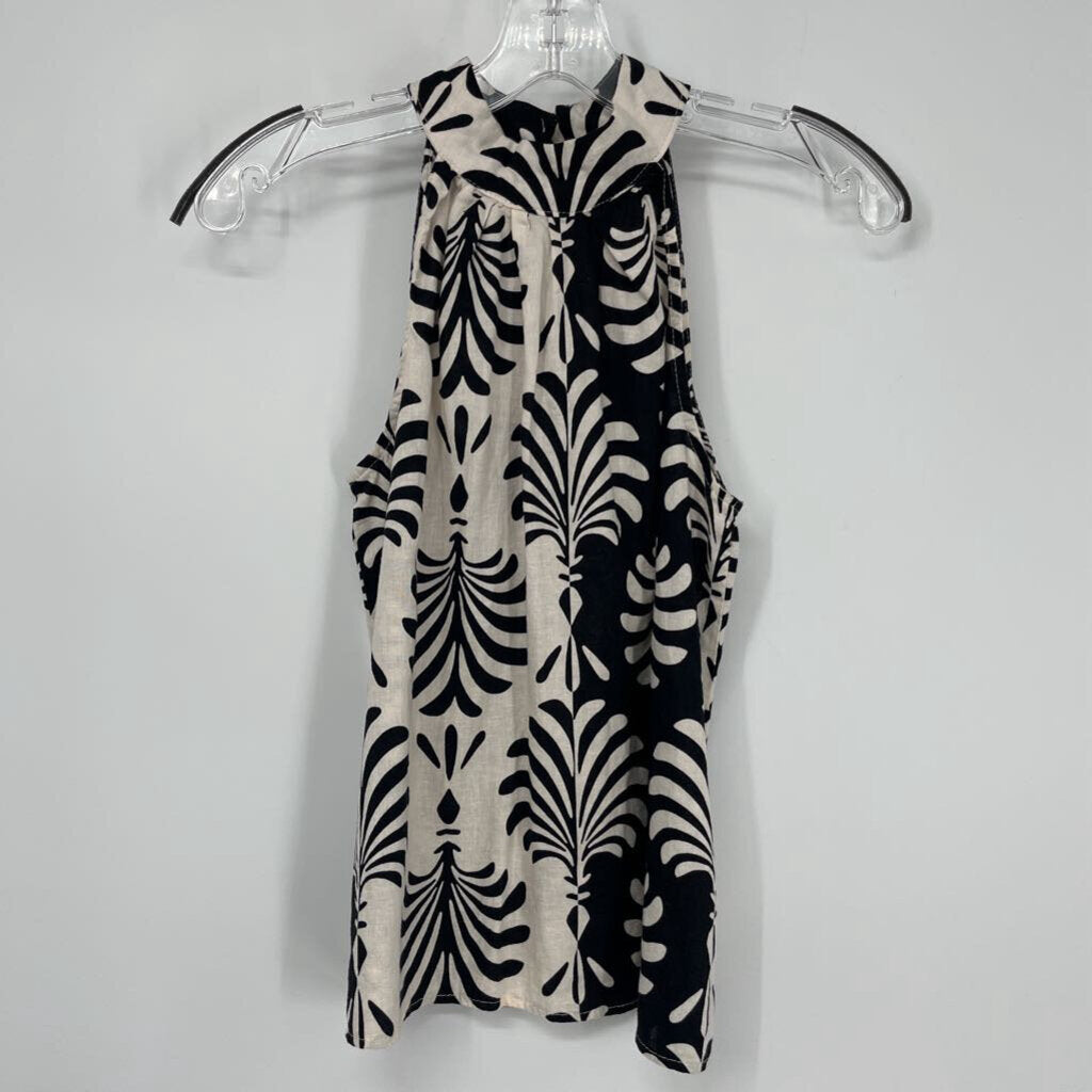 Rachel Zoe Sleeveless Linen Shirt