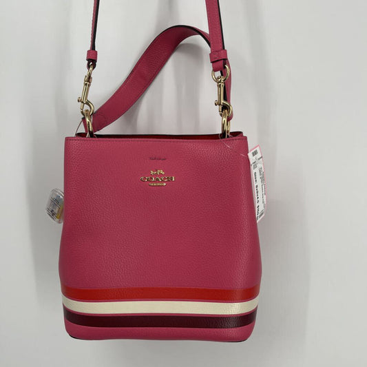 Coach Stripe Bucket Bag
