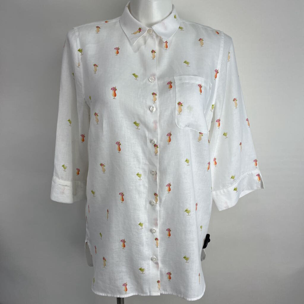 Chicos L/s Linen Shirt