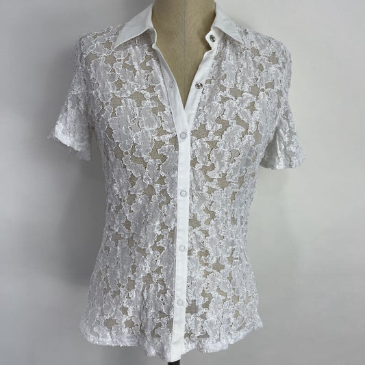 Jacobson's S/s Lace Shirt