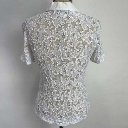 Jacobson's S/s Lace Shirt