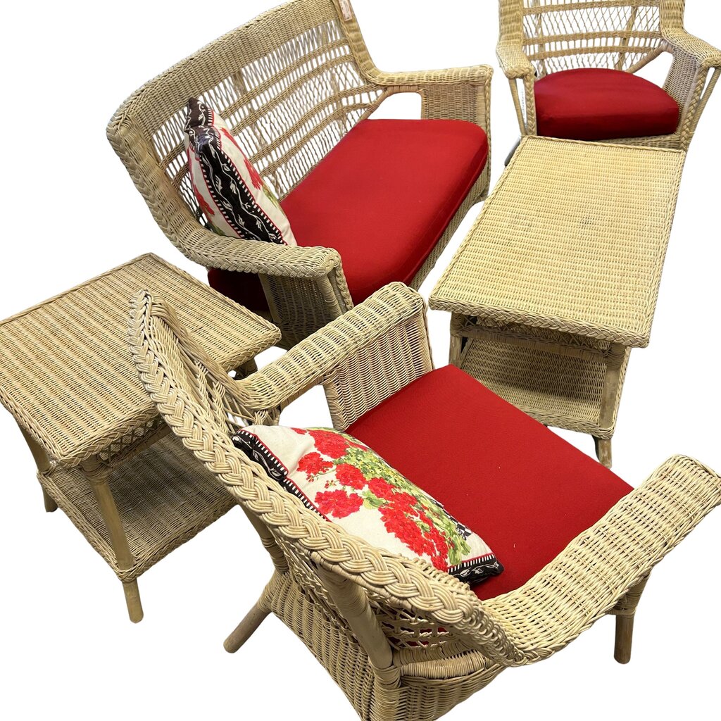Outdoor Wicker Set AS IS