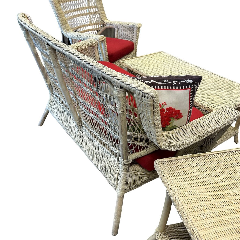 Outdoor Wicker Set AS IS