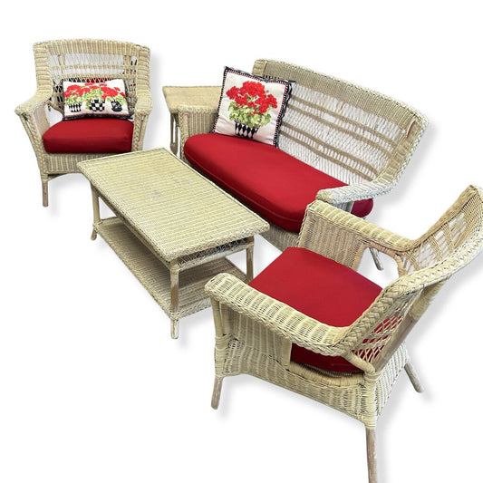 Outdoor Wicker Set AS IS