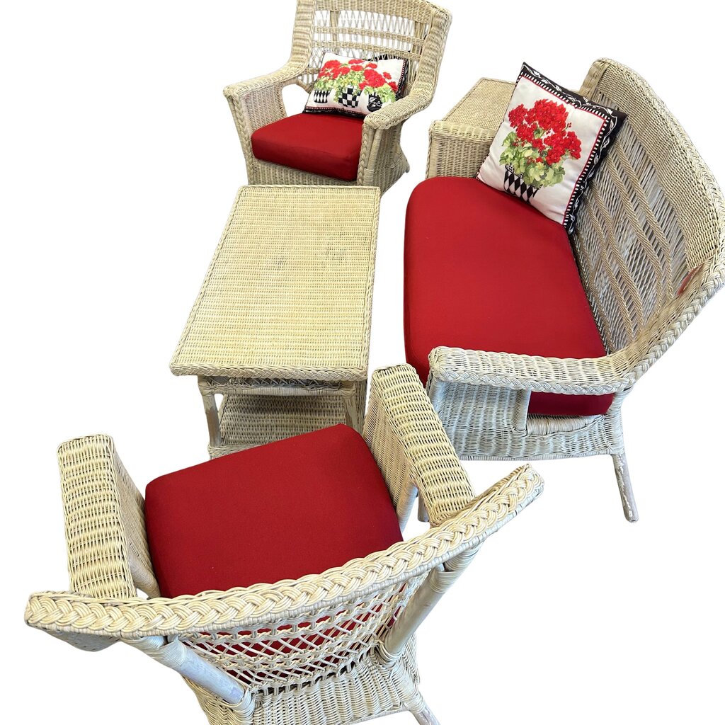 Outdoor Wicker Set AS IS