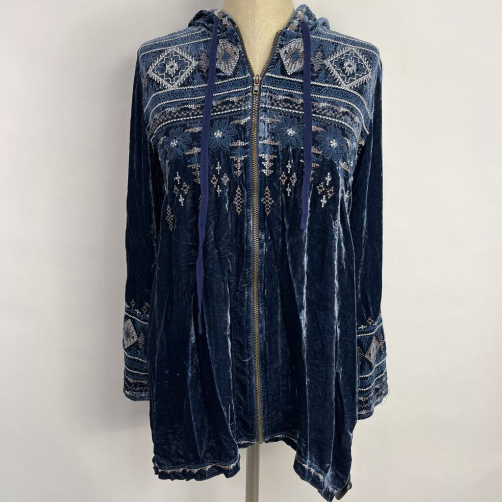 Johnny Was velour Jacket