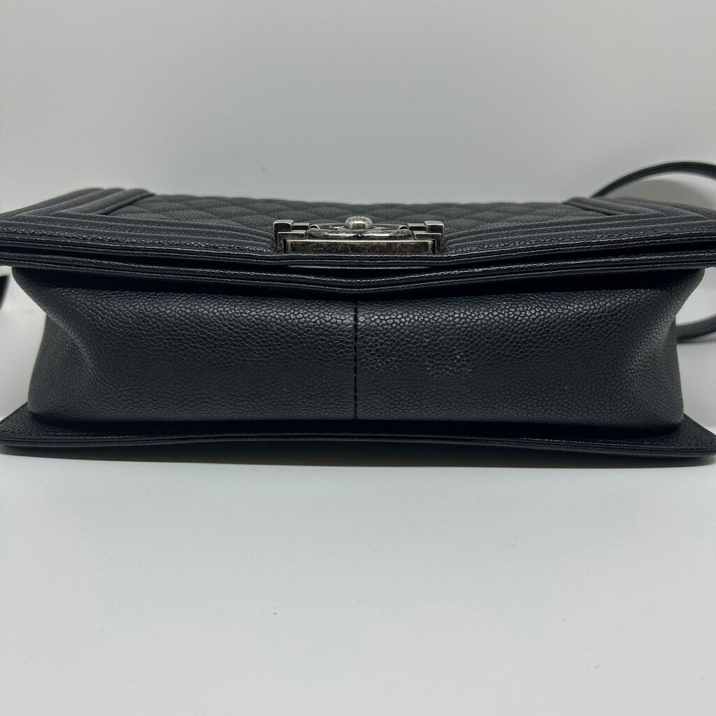 Chanel Caviar Leather Old Medium Boy Bag