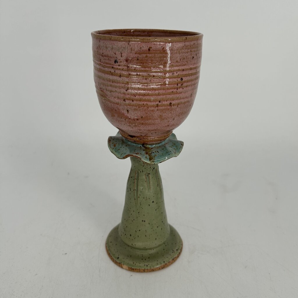 Hand Potted Tulip Chalice
