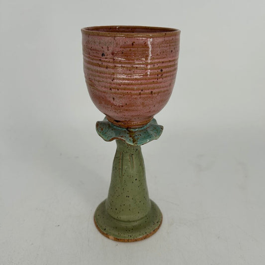 Hand Potted Tulip Chalice