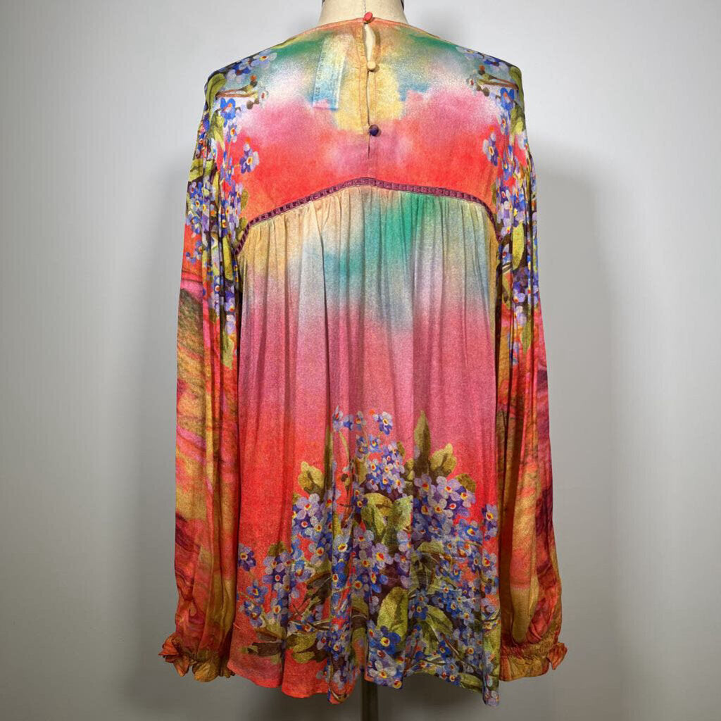 Blank London L/s Floral Shirt