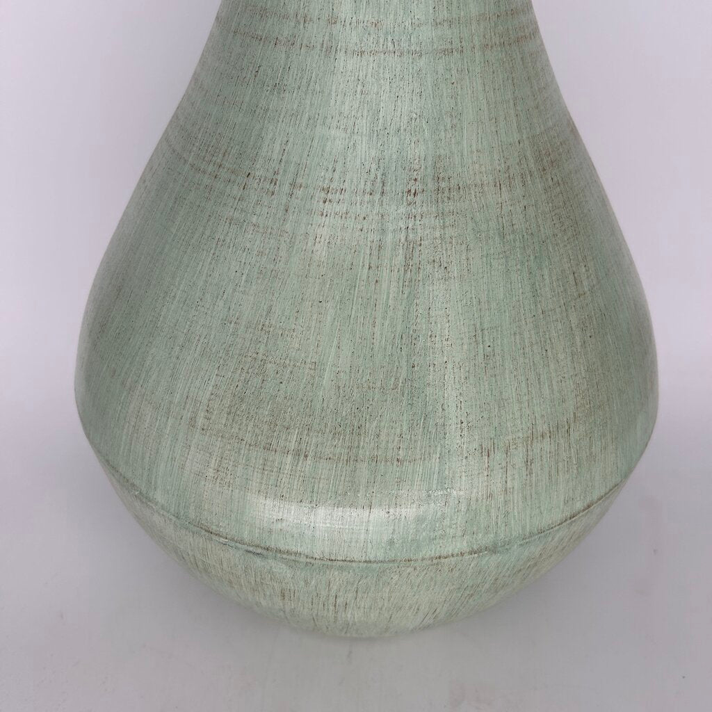 Metal Bulbous Vase