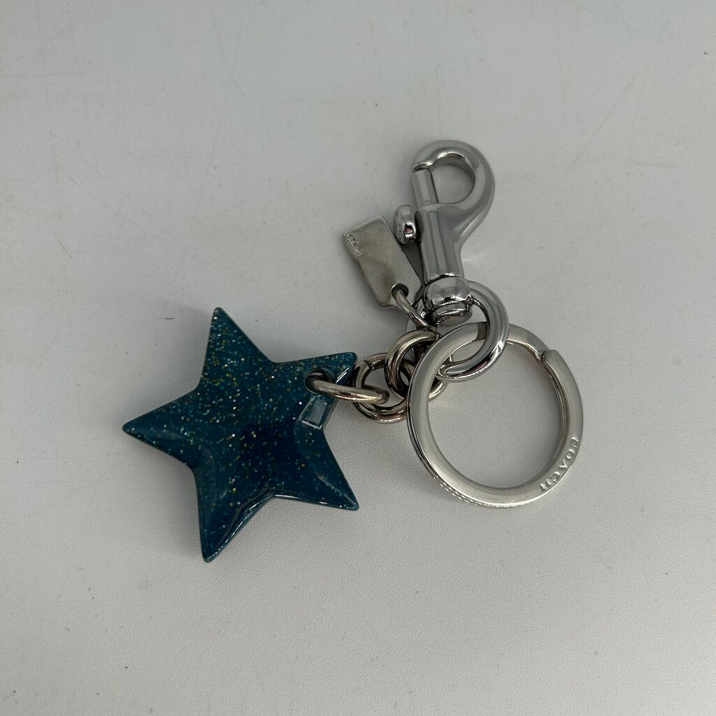 Coach Monogram Star Keychain