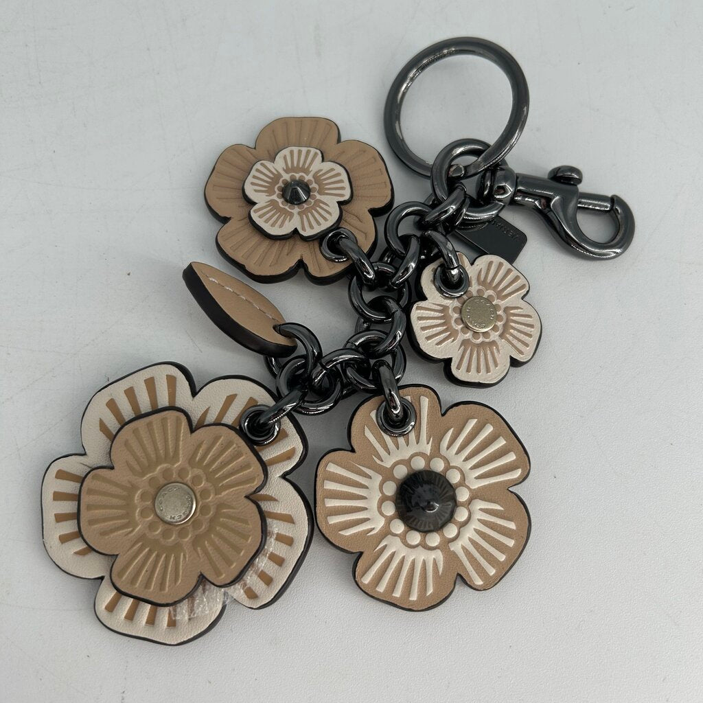 Coach Flower Keychain