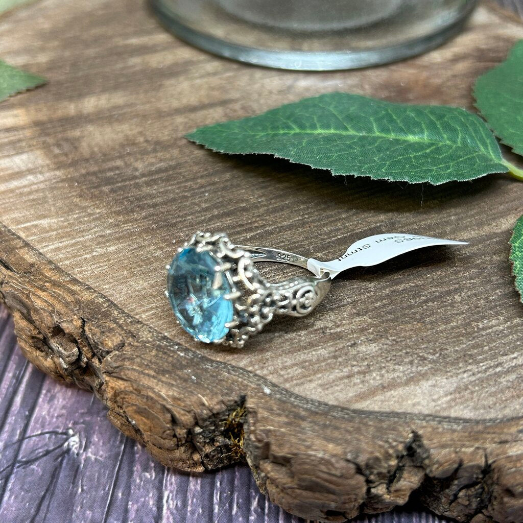 Sterling Gem Statement Ring