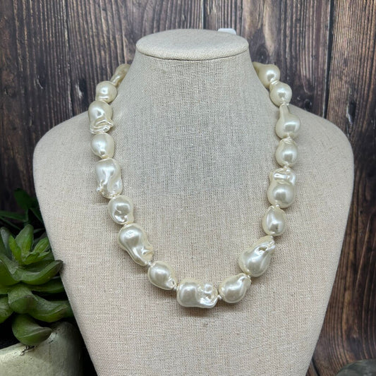 J Crew Baroque Pearl Necklace