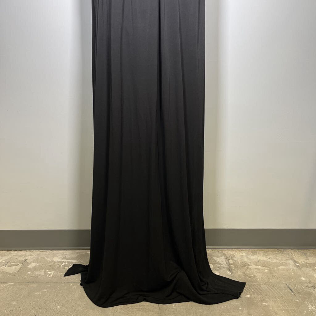 Halston Ashley Jersey V-Neck Gown