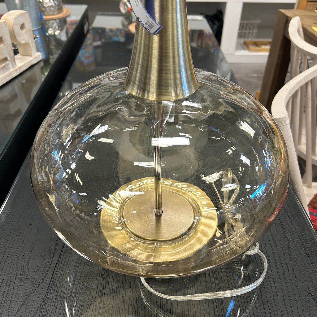 Glass Base Modern Lamp