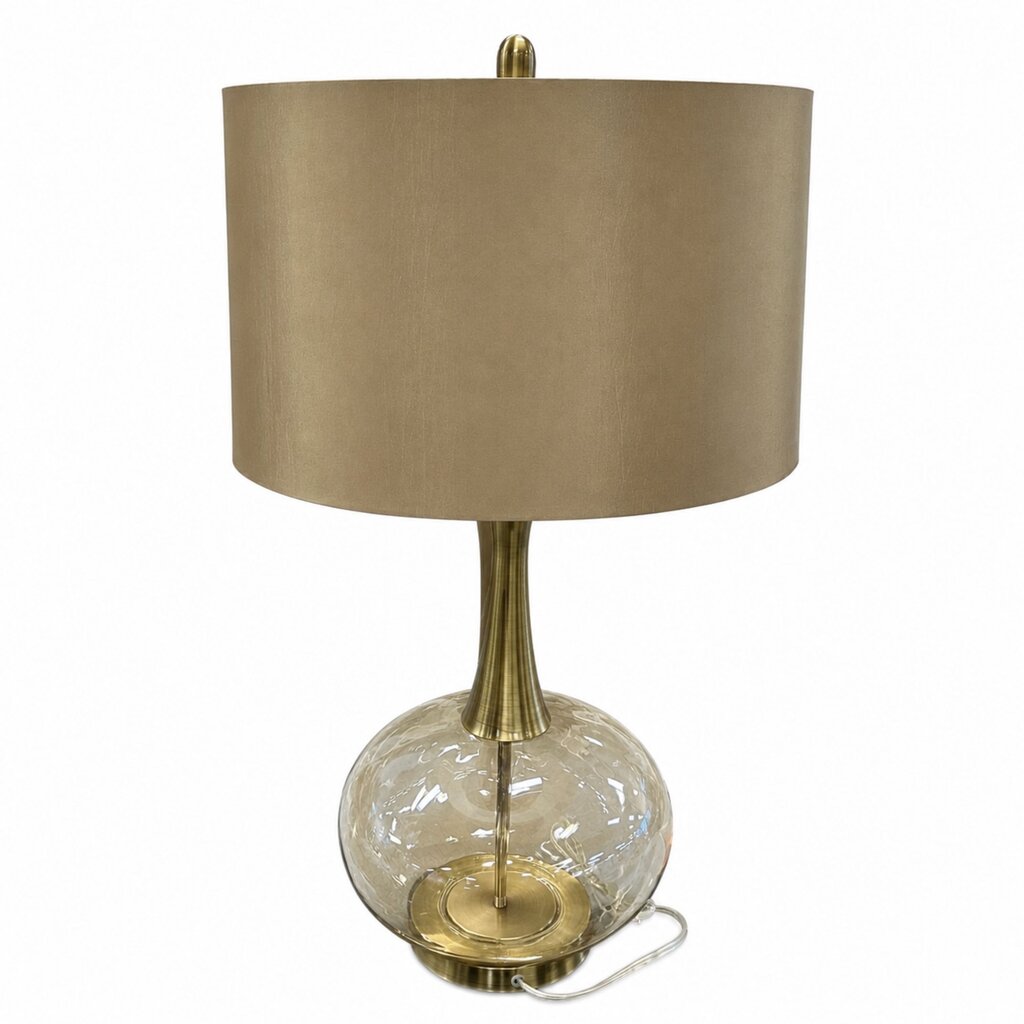 Glass Base Modern Lamp