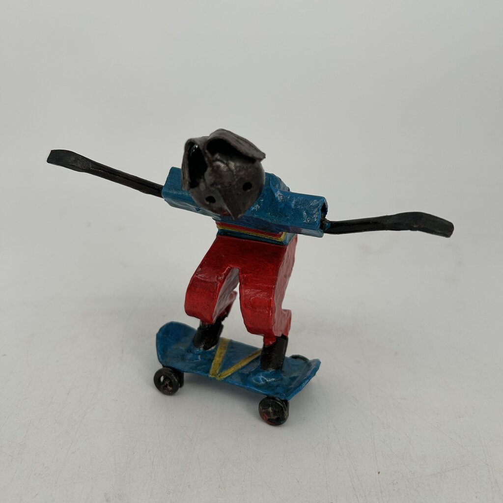Boy on Skateboard Art Figurine
