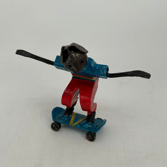 Boy on Skateboard Art Figurine