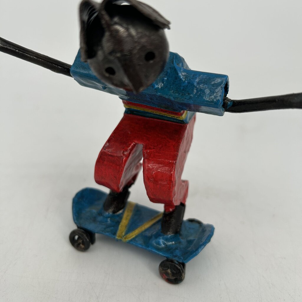 Boy on Skateboard Art Figurine