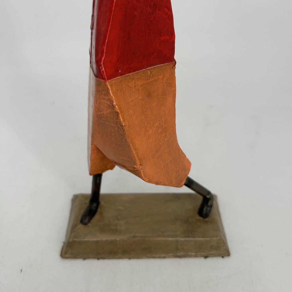 Man w Bat Art Figurine