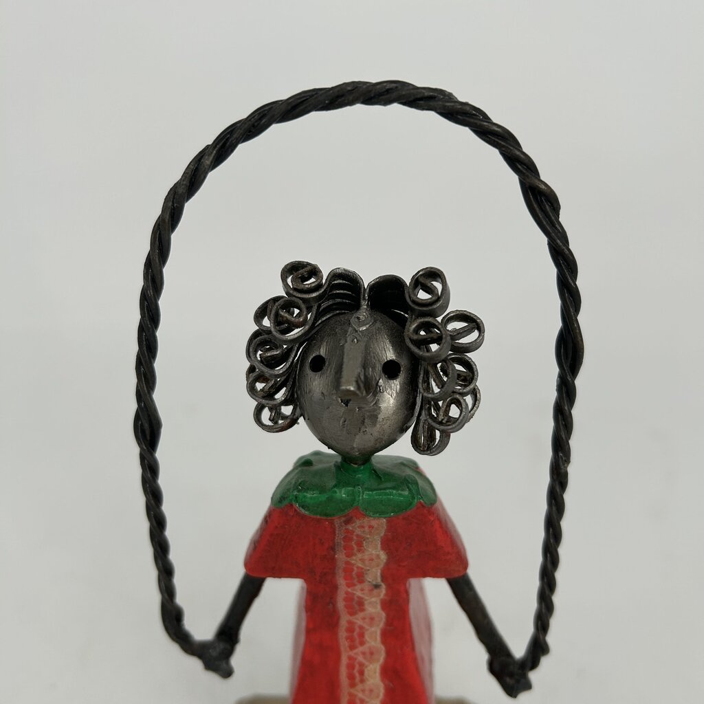 Girl w Jumprope Art Figurine