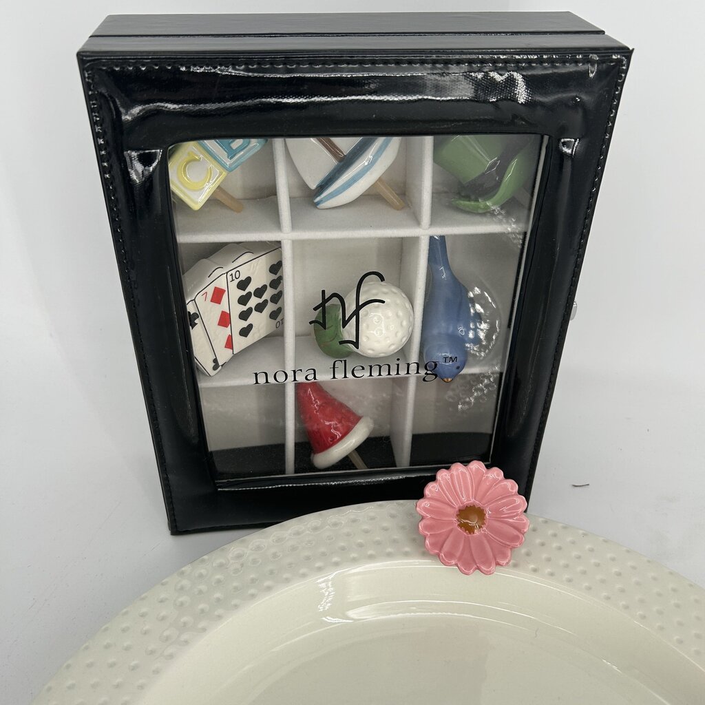 Nora Fleming Platter & 8 Accessories