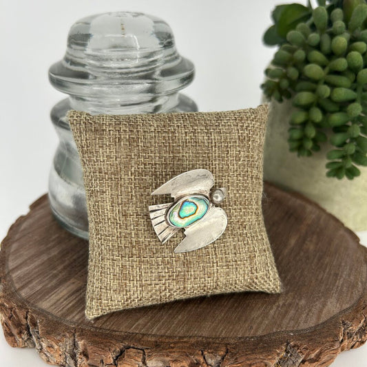 Sterling Thunderbird Brooch