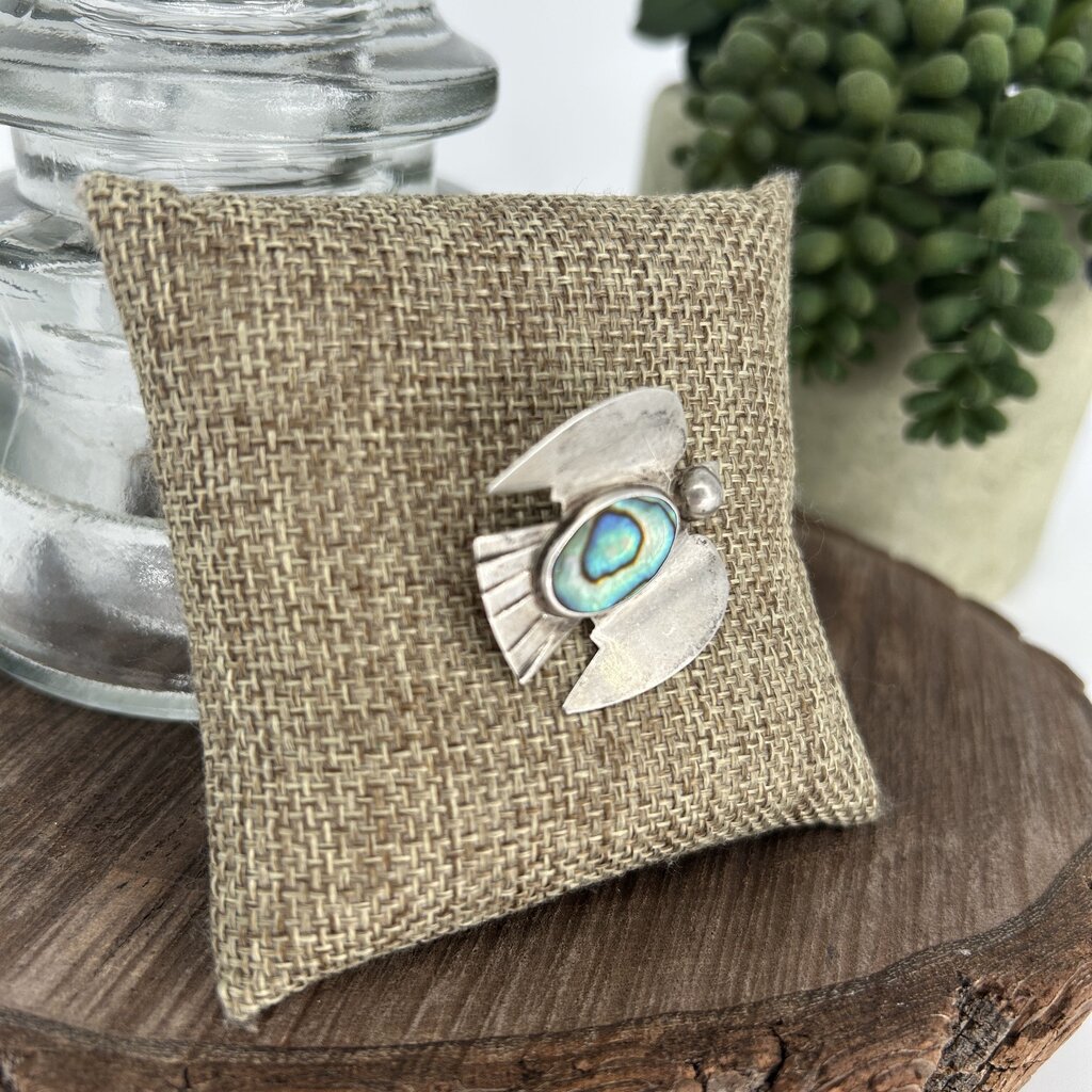 Sterling Thunderbird Brooch
