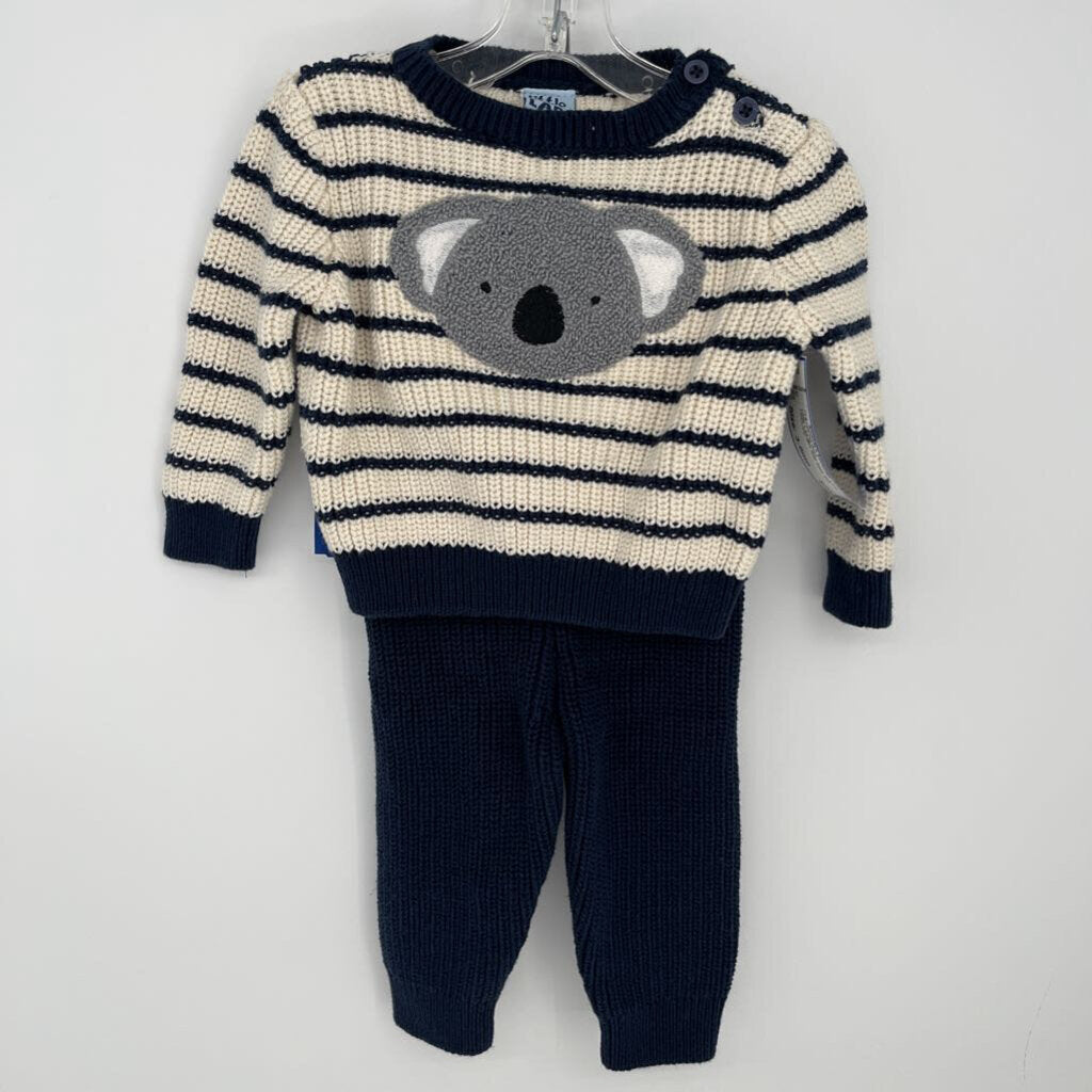 Little Lad 3pc Knit Pant Set