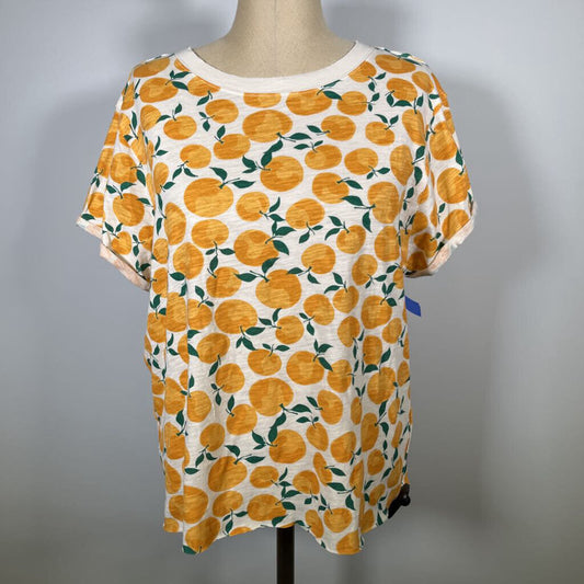 Maeve S/s Oranges print Shirt