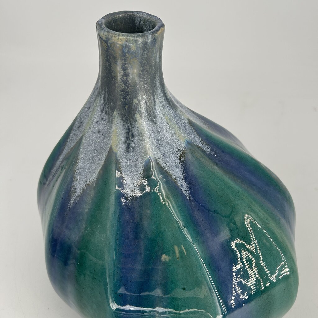 Wavy Pottery Vase