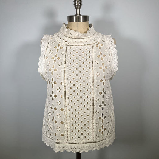 James Coviello Slvls Eyelet Shirt