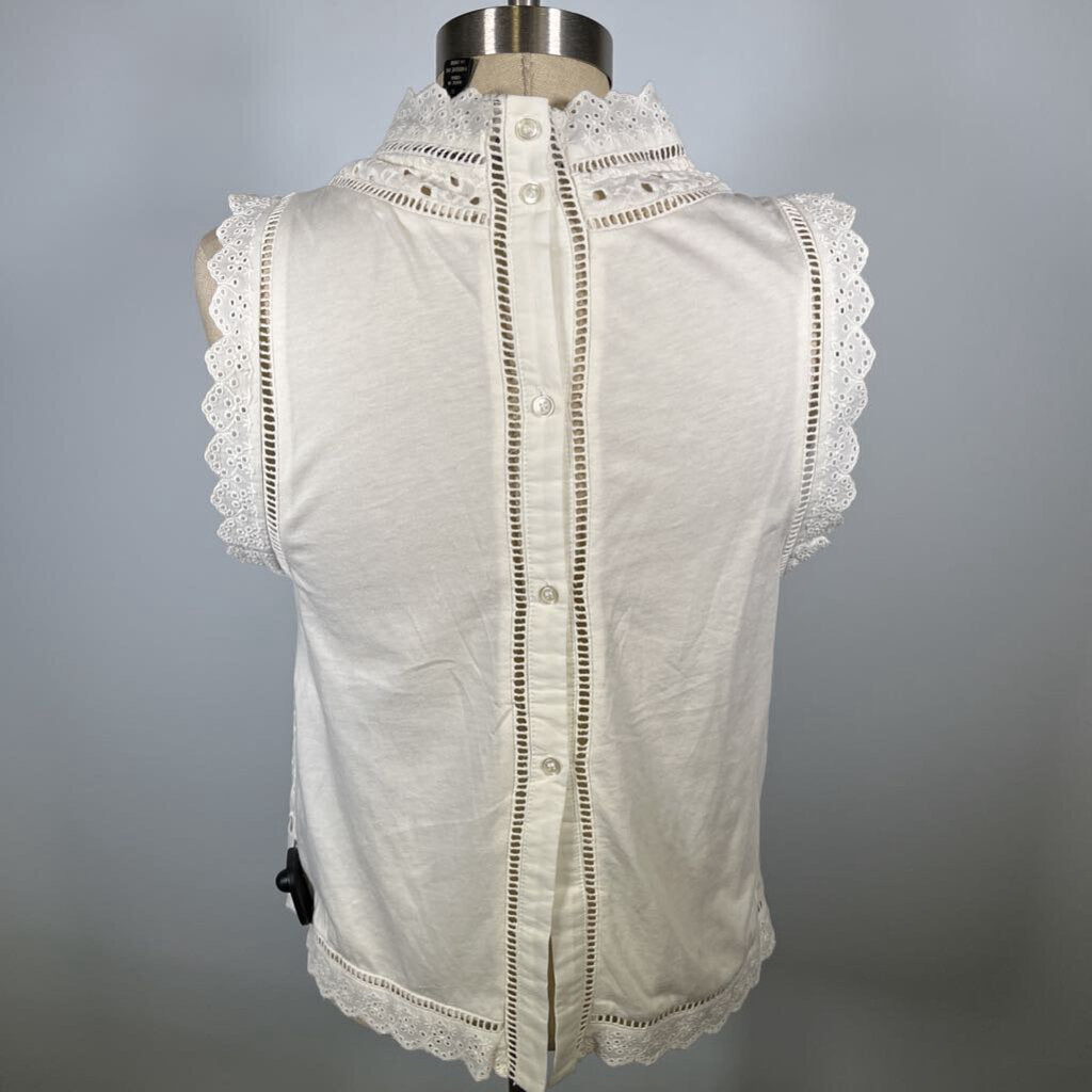 James Coviello Slvls Eyelet Shirt