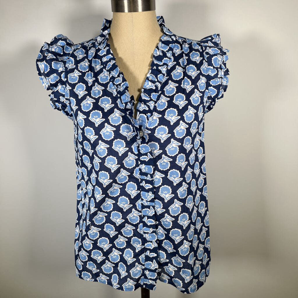 J Crew S/s Floral Shirt