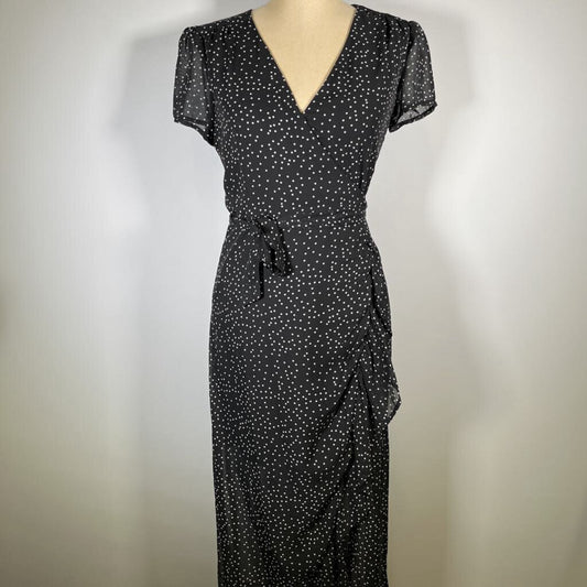 Midnight Doll S/s Wrap Dress