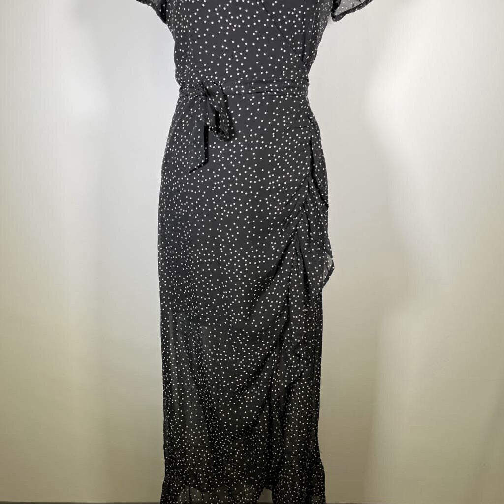 Midnight Doll S/s Wrap Dress