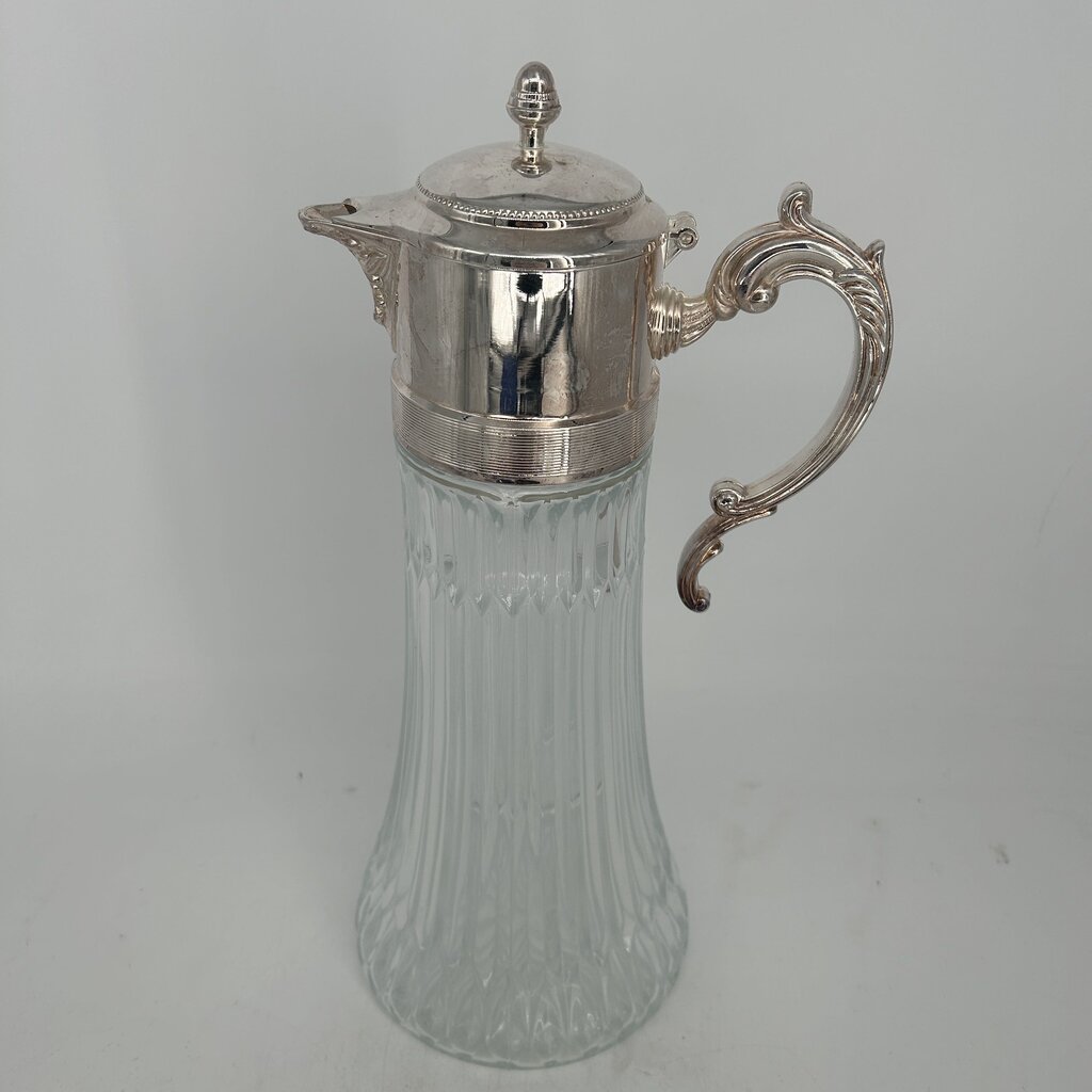 Silver & Crystal Pitcher
