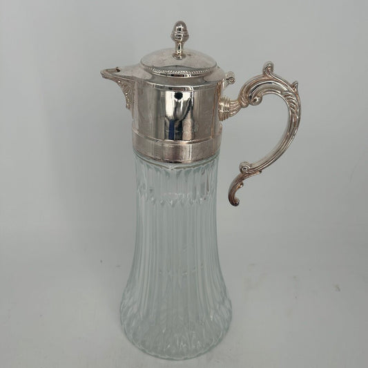 Silver & Crystal Pitcher