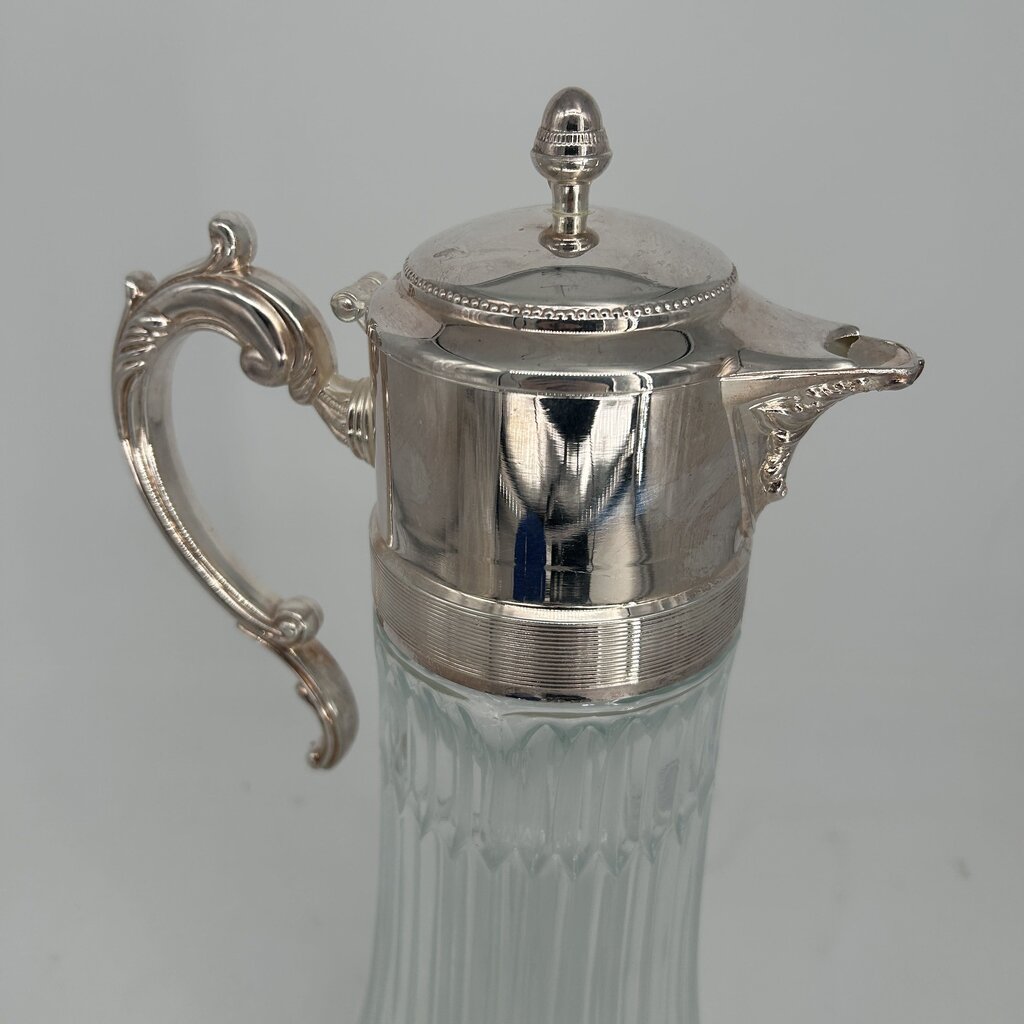 Silver & Crystal Pitcher